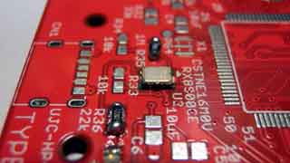 ＲＴＣ（ＲＸ８９００ＣＥ）の半田付け（ｍｅｇａ２５６ボード）